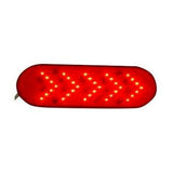 F235292 | RED ARROW OVAL SEQUENTIAL MARKER LIGHT 35 LED