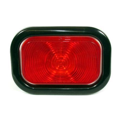Red Rectangular Tail/Stop/Turn Incandescent Light With Red Lens - Sealed | F235107