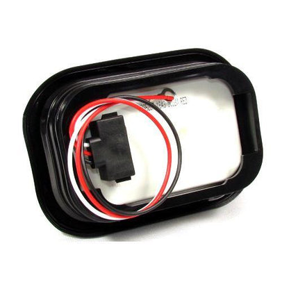 5.3" x  3.4" Red Rectangular Tail/Stop/Turn Led Light With 24 Leds And Clear Lens | F235287