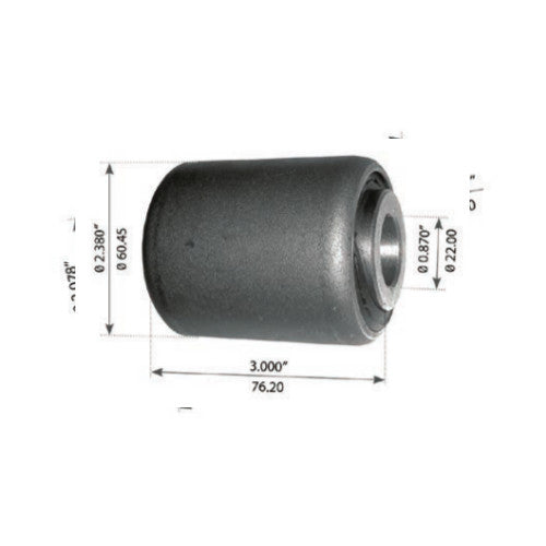 Fortpro Spring Eye Bush for Kenworth AG380 AirGlide, Peterbilt Flex Air Rear Suspensions Replaces C136002 | F327365