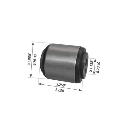 Fortpro Torque Rod Bush | Thru Hole | Compatible with Hendrickson Rear Haulmaax Suspensions Replaces 45477-000 | F184211