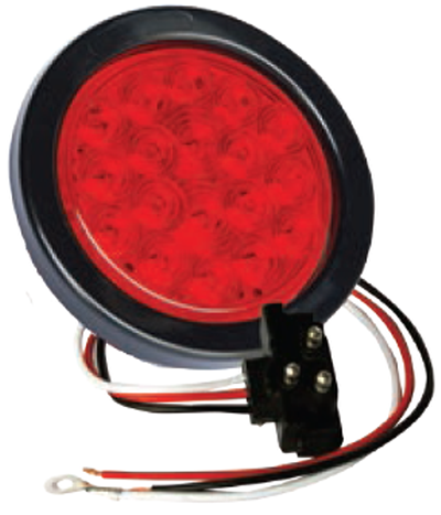 F235154-24 | Red, 4in Dia. 18 LED Sealed Kit