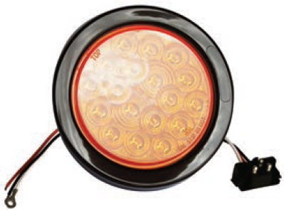 F235164-24 | Amber, 4in Dia. 18 LED Sealed Kit