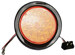 F235165 | 4 ROUND 18 LED LIGHTS | REPLACE 12 VOLTS