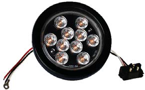 F235167 | 4 ROUND LED LIGHTS | REPLACE | 12 VOLTS