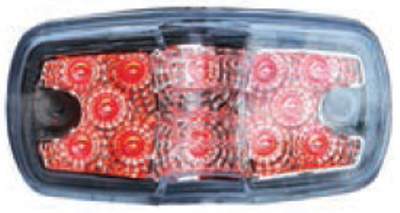 F235222-24 | Red Clear, Double, Side marker light 12 LED