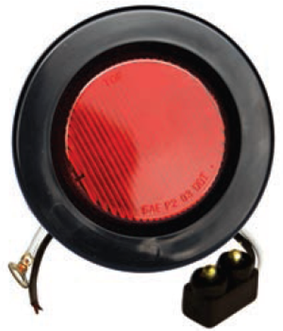 F235229-24 | RED, 2.5" Dia. 13 LED Sealed Kit