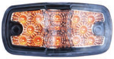 F235232-24 | Amber Clear, Double, Side marker light 12 LED