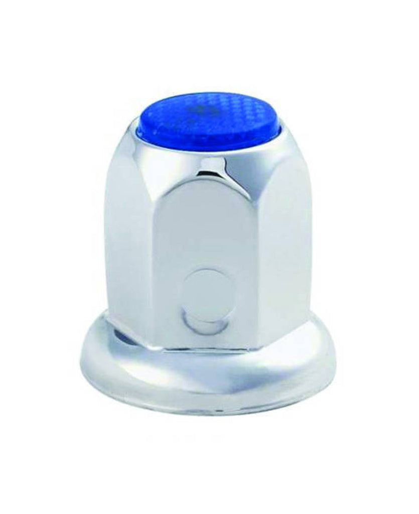 F245703-B | Color Top Reflector Nut Cover 33mm X 2-1/8" BLUE