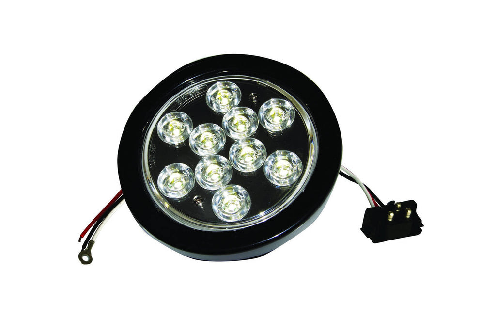 CLEAR, 4IN DIA. 10 LED SEALED